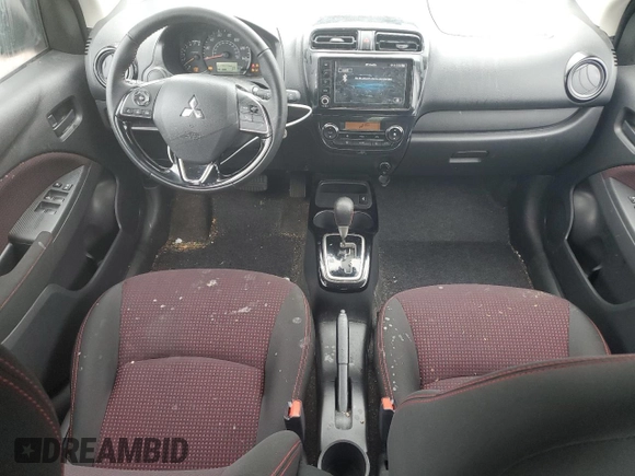 2024 Mitsubishi Mirage Black Edition z VIN ML32AWHJ3RH012246, wystawiony jako Copart lot #59327875 z przebiegiem 14 677 mil mil oraz Szkoda całkowita • Salvage title. Historia ofert i sprzedaży dostępna na DreamBid. Obrazek 8.