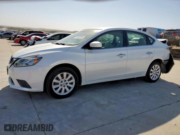 2017 Nissan Sentra SV with VIN 3N1AB7AP1HY283354, listed as a Copart auction lot 49503325 with 52,179 mi miles and Salvage Title. Bid and sale history available at carsss.com. Image 1.