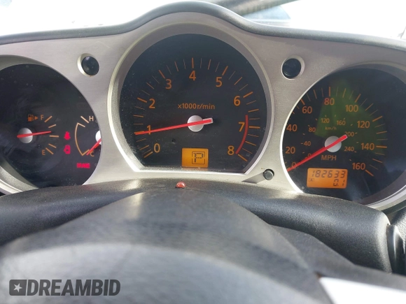 2004 Nissan 350Z Touring with VIN JN1AZ34D14M102966, listed as a IAAI auction lot 41921270 with 182,633 mi miles. Bid and sale history available at carsss.com. Image 7.
