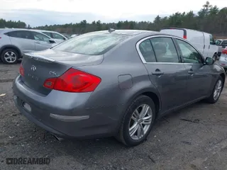 2012 Infiniti G25 Sedan x with VIN JN1DV6AR1CM860458, listed as a IAAI auction lot 42061371 with 110,973 mi miles. Bid and sale history available at carsss.com. Image 4.