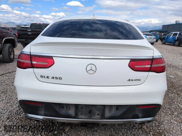 2016 Mercedes-Benz GLE 450 AMG z VIN 4JGED6EB5GA014645, wystawiony jako Copart lot #57311015 z przebiegiem 181 709 mil mil oraz Szkoda całkowita • Salvage title. Historia ofert i sprzedaży dostępna na DreamBid. Obrazek 6.