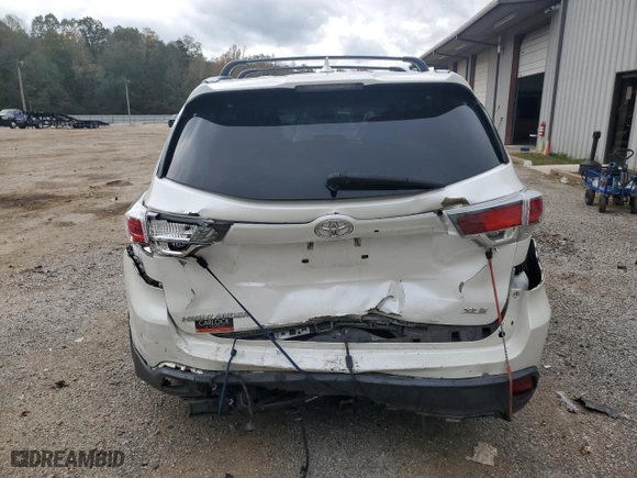 2016 Toyota Highlander XLE with VIN 5TDKKRFH6GS134927, listed as a Copart auction lot 79259984 with 94,280 mi miles and Salvage Title. Bid and sale history available at carsss.com. Image 6.