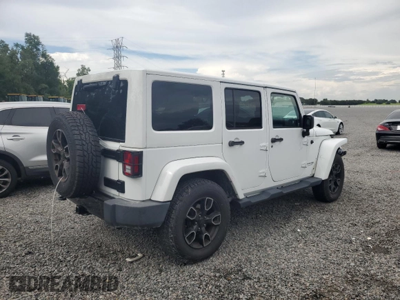 2018 Jeep Wrangler Unlimited Sahara with VIN 1C4BJWEG2JL851277, listed as a Copart auction lot 63631645 with 83,851 mi miles and Salvage title. Bid and sale history available at DreamBid. Image 3.
