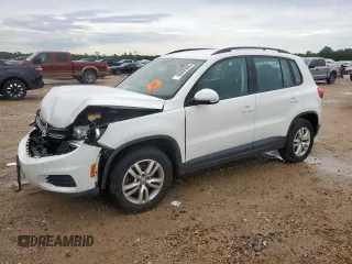 2017 Volkswagen Tiguan S with VIN WVGBV7AX0HW513302, listed as a Copart auction lot 60805085 with 115,682 mi miles and Salvage title. Bid and sale history available at DreamBid. Image 1.