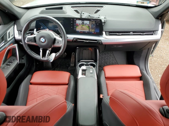 2023 BMW X1 xDrive28i with VIN WBX73EF07P5X69766, listed as a Copart auction lot 62490105 with 9,193 mi miles and Salvage title. Bid and sale history available at DreamBid. Image 8.