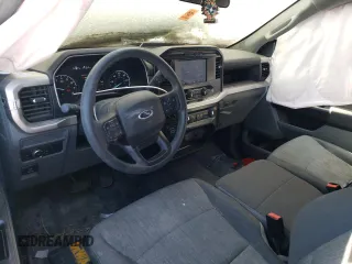 2022 Ford F-150 XL with VIN 1FTFX1E55NKD39753, listed as a Copart auction lot 87063394 with 50,191 mi miles and Salvage title. Bid and sale history available at DreamBid. Image 8.