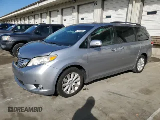 2013 Toyota Sienna XLE AAS with VIN 5TDYK3DC1DS318277, listed as a Copart auction lot 54156935 with 218,564 mi miles and Salvage title. Bid and sale history available at DreamBid. Image 1.
