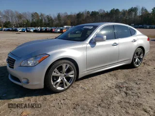 2013 Infiniti M37 with VIN JN1BY1AP9DM510965, listed as a Copart auction lot 80329254 with 119,103 mi miles and Salvage Title. Bid and sale history available at carsss.com. Image 1.