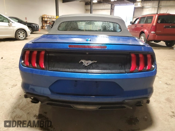 2018 Ford Mustang EcoBoost Premium with VIN 1FATP8UH7J5170342, listed as a Copart auction lot 52612615 with 97,277 mi miles and Salvage Title. Bid and sale history available at carsss.com. Image 6.