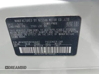 2011 Nissan LEAF SL-e z VIN JN1AZ0CP4BT004687, wystawiony jako IAAI lot #42318422 z przebiegiem 101 344 mil mil oraz . Historia ofert i sprzedaży dostępna na DreamBid. Obrazek 9.