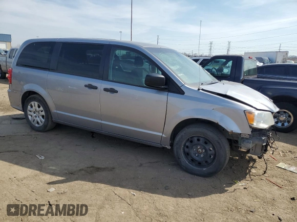 2020 Dodge Grand Caravan SE with VIN 2C4RDGBG5LR231498, listed as a Copart auction lot 49420885 with 14,750 mi miles and Salvage Title. Bid and sale history available at DreamBid. Image 4.