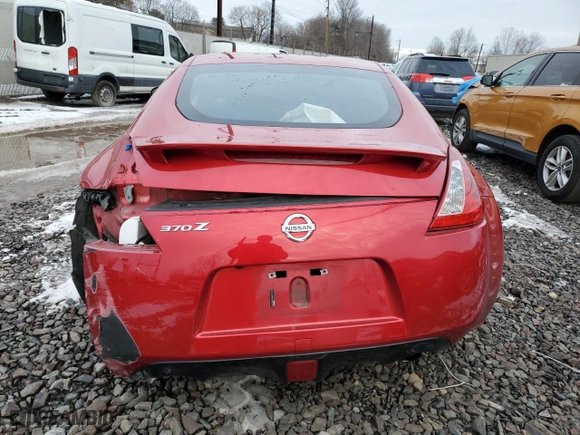 2020 Nissan 370Z Coupe with VIN JN1AZ4EH6LM823158, listed as a Copart auction lot 85950944 with 62,196 mi miles and Salvage Title. Bid and sale history available at carsss.com. Image 6.