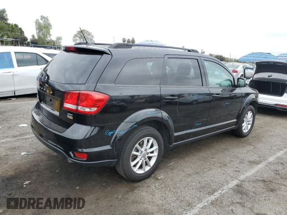 2016 Dodge Journey SXT with VIN 3C4PDCBG8GT127462, listed as a Copart auction lot 49276685 with 128,994 mi miles and Salvage Title. Bid and sale history available at carsss.com. Image 3.