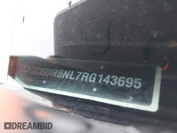 2024 Ram 2500 Laramie z VIN 3C6UR5NL7RG143695, wystawiony jako IAAI lot #41504981 z przebiegiem 6 511 mil mil oraz . Historia ofert i sprzedaży dostępna na DreamBid. Obrazek 19.