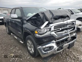 2020 Ram 1500 Laramie with VIN 1C6SRFDT8LN121976, listed as a Copart auction lot 66707184 with 80,004 mi miles and Salvage Title. Bid and sale history available at carsss.com. Image 4.