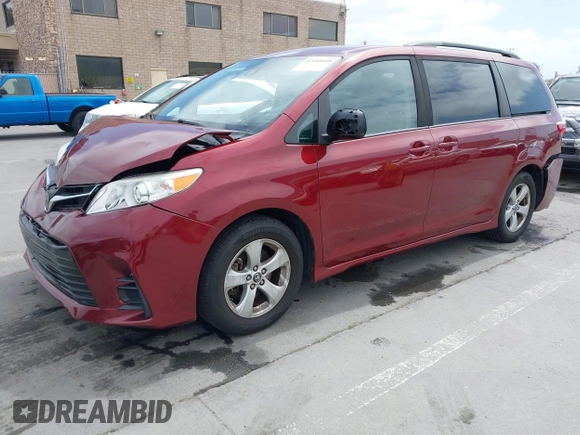 2019 Toyota Sienna LE Auto Access Seat with VIN 5TDKZ3DC1KS002876, listed as a IAAI auction lot 42105609 with 66,192 mi miles and . Bid and sale history available at DreamBid. Image 17.