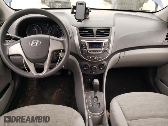 2015 Hyundai Accent GLS with VIN KMHCT4AE4FU886410, listed as a Copart auction lot 62561083 with 124,306 mi miles. Bid and sale history available at carsss.com. Image 8.