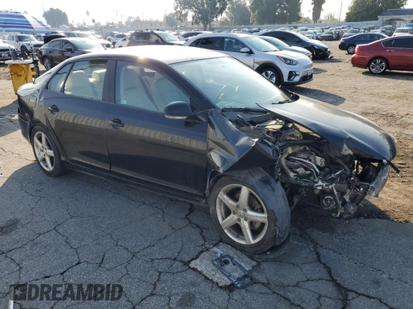 2010 Volkswagen Jetta Limited Edition with VIN 3VWAZ7AJ4AM127517, listed as a Copart auction lot 43076675 with Not provided miles and Salvage title. Bid and sale history available at DreamBid. Image 4.