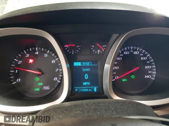 2017 Chevrolet Equinox LT with VIN 2GNALCEK8H1612851, listed as a Copart auction lot 49348565 with 116,904 mi miles and Salvage Title. Bid and sale history available at carsss.com. Image 9.