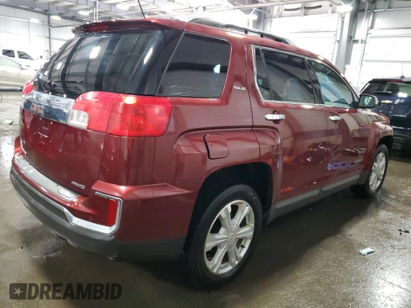 2017 GMC Terrain SLE with VIN 2GKFLTEK1H6107000, listed as a Copart auction lot 46283195 with 128,242 mi miles and Salvage Title. Bid and sale history available at carsss.com. Image 3.