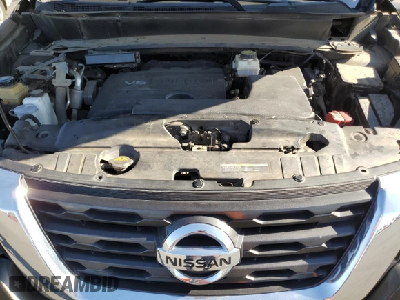 2017 Nissan Pathfinder S with VIN 5N1DR2MN7HC635683, listed as a Copart auction lot 63705305 with 117,287 mi miles and Clean title. Bid and sale history available at DreamBid. Image 11.