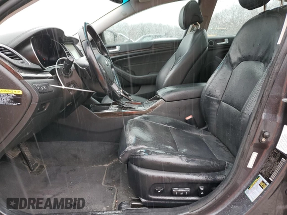 2016 Kia Cadenza Premium with VIN KNALN4D76G5211243, listed as a Copart auction lot 81663394 with 123,177 mi miles and Salvage Title. Bid and sale history available at carsss.com. Image 7.