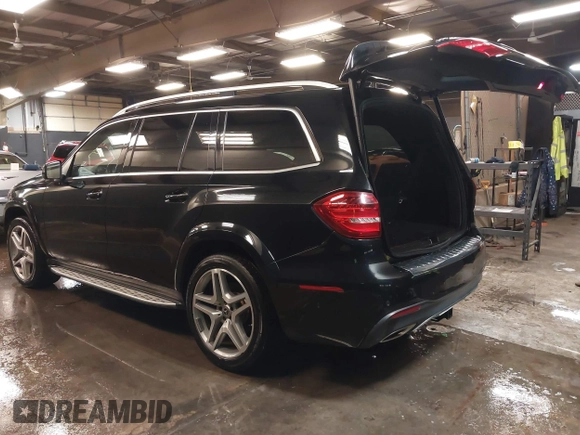 2018 Mercedes-Benz GLS 550 with VIN 4JGDF7DE1JB070994, listed as a IAAI auction lot 41676076 with 104,748 mi miles and . Bid and sale history available at DreamBid. Image 3.