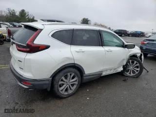 2020 Honda CR-V Touring with VIN 7FARW2H9XLE000859, listed as a Copart auction lot 84952894 with 86,740 mi miles and Salvage Title. Bid and sale history available at carsss.com. Image 3.
