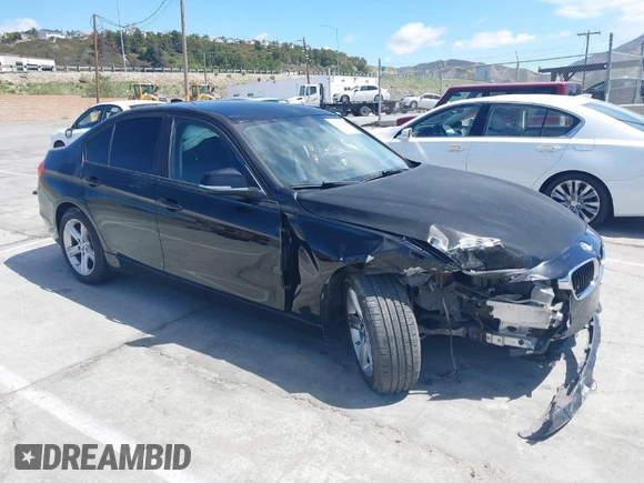 2014 BMW 3 Series 328i with VIN WBA3C1C55EK108432, listed as a IAAI auction lot 41934089 with 1 mi miles. Bid and sale history available at carsss.com. Image 1.
