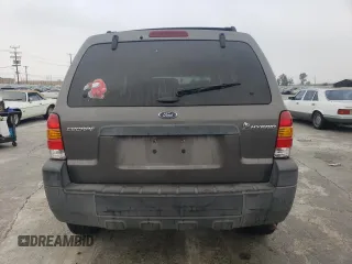 2006 Ford Escape Hybrid with VIN 1FMYU96H26KD04870, listed as a Copart auction lot 76270264 with 199,842 mi miles and Salvage Title. Bid and sale history available at carsss.com. Image 6.