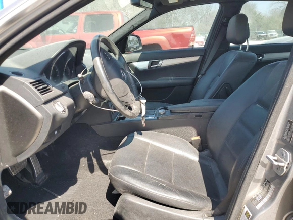 2009 Mercedes-Benz C-Class 3.0L Sport with VIN WDDGF81X59R085083, listed as a Copart auction lot 50717765 with 191,689 mi miles and Salvage Title. Bid and sale history available at carsss.com. Image 7.