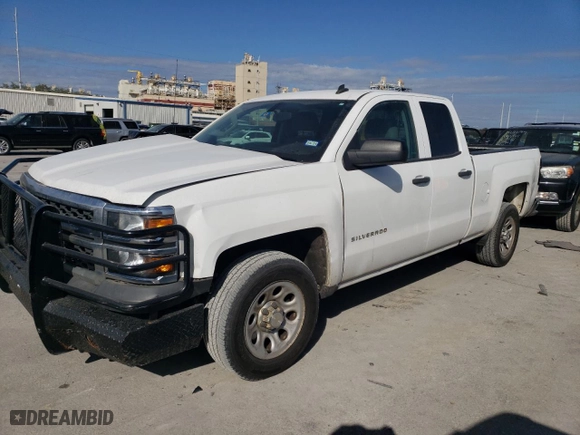 2014 Chevrolet Silverado 1500 Work Truck with VIN 1GCRCPEH9EZ359954, listed as a Copart auction lot 84535894 with 0 mi miles and Salvage Title. Bid and sale history available at carsss.com. Image 1.