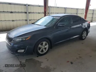 2015 Kia Optima LX with VIN KNAGM4A79F5604807, listed as a Copart auction lot 50052785 with 126,623 mi miles and Salvage Title. Bid and sale history available at DreamBid. Image 1.