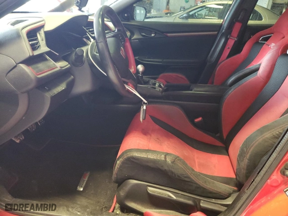 2018 Honda Civic Type R Touring with VIN SHHFK8G72JU204595, listed as a Copart auction lot 54585514 with 95,453 mi miles and Salvage Title. Bid and sale history available at carsss.com. Image 7.