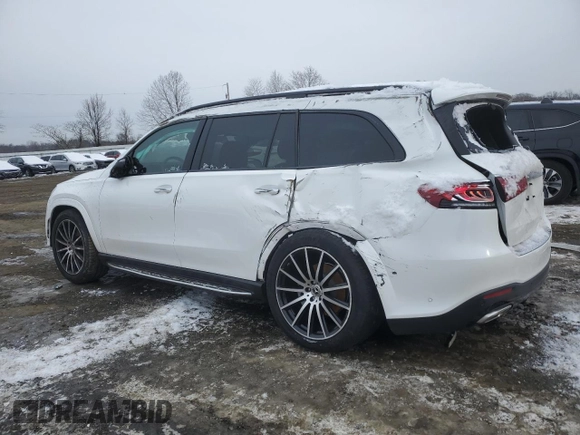 2023 Mercedes-Benz GLS 580 with VIN 4JGFF8GE7PA991822, listed as a Copart auction lot 38947544 with 20,032 mi miles and . Bid and sale history available at DreamBid. Image 2.