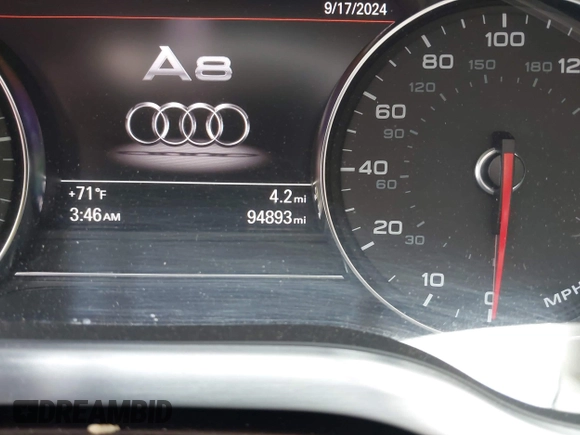 2015 Audi A8 4.0T с VIN WAU32AFD5FN008739, выставлен на аукционе IAAI как лот 42387612 с пробегом 94 893 миль миль и . История ставок и продаж доступна на DreamBid. Изображение 7.