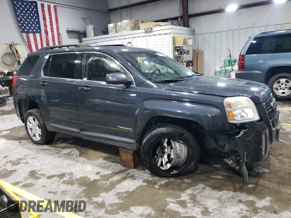 2013 GMC Terrain SLT with VIN 2GKFLVEK2D6202669, listed as a Copart auction lot 51667105 with 189,287 mi miles and Salvage Title. Bid and sale history available at carsss.com. Image 4.