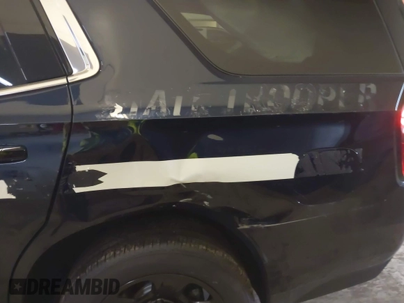 2023 Chevrolet Tahoe Commercial with VIN 1GNSCLED8PR211103, listed as a IAAI auction lot 41475687 with 16,445 mi miles and . Bid and sale history available at DreamBid. Image 17.