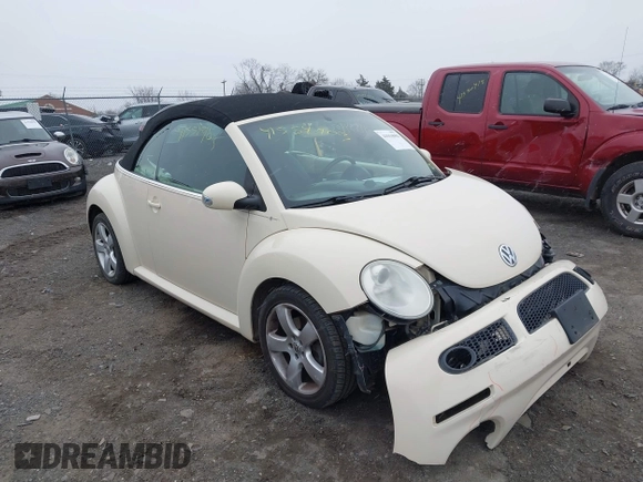 2006 Volkswagen Beetle with VIN 3VWSF31Y16M318144, listed as a IAAI auction lot 41554903 with 126,984 mi miles and . Bid and sale history available at DreamBid. Image 1.