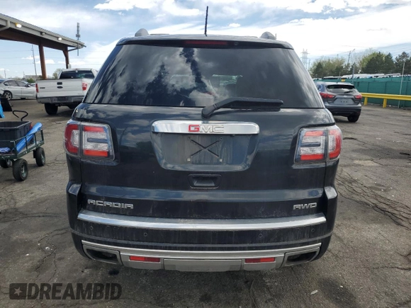2015 GMC Acadia Denali with VIN 1GKKVTKD5FJ234329, listed as a Copart auction lot 53916065 with 109,903 mi miles and Salvage Title. Bid and sale history available at DreamBid. Image 6.