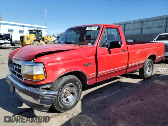 1992 Ford F-150 with VIN 2FTEF15H0NCB08045, listed as a Copart auction lot 81502744 with 139,412 mi miles and Salvage Title. Bid and sale history available at carsss.com. Image 1.
