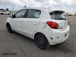 2015 Mitsubishi Mirage DE with VIN ML32A3HJ1FH046423, listed as a Copart auction lot 51739975 with 112,287 mi miles and Salvage Title. Bid and sale history available at carsss.com. Image 2.