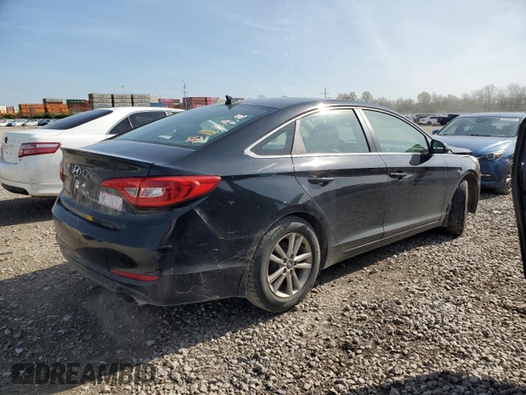 2017 Hyundai Sonata 2.4L with VIN 5NPE24AF1HH552339, listed as a Copart auction lot 53890315 with 139,850 mi miles and Salvage Title. Bid and sale history available at DreamBid. Image 3.