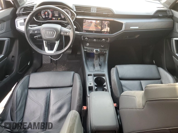 2020 Audi Q3 S line Prestige with VIN WA1FECF30L1106522, listed as a Copart auction lot 81418994 with 75,596 mi miles and Salvage Title. Bid and sale history available at carsss.com. Image 8.