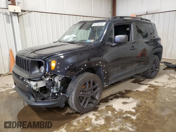 2021 Jeep Renegade 80th Anniversary с VIN ZACNJDBB0MPN35920, выставлен на аукционе Copart как лот 87294164 с пробегом 53 422 миль миль и Списание • Salvage title. История ставок и продаж доступна на DreamBid. Изображение 1.