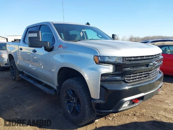 2022 Chevrolet Silverado 1500 LT Trail Boss with VIN 1GCPYFED5NZ121454, listed as a IAAI auction lot 41727229 with 42,302 mi miles and . Bid and sale history available at DreamBid. Image 1.