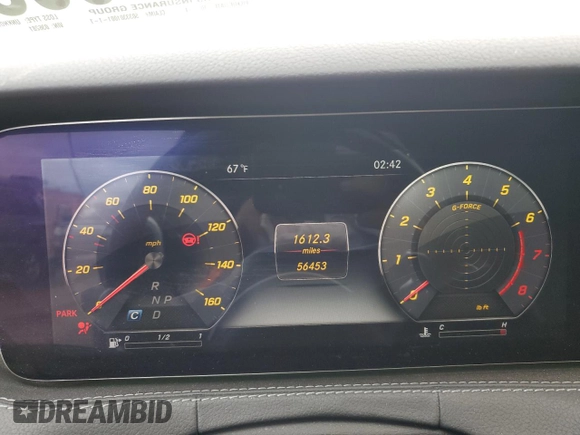 2019 Mercedes-Benz S-Class S 560 with VIN WDDXJ8GB8KA036281, listed as a Copart auction lot 78700314 with 56,453 mi miles and Salvage Title. Bid and sale history available at carsss.com. Image 9.
