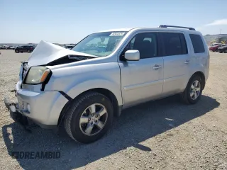 2011 Honda Pilot EX-L with VIN 5FNYF3H74BB039196, listed as a Copart auction lot 60944525 with 163,220 mi miles and Salvage title. Bid and sale history available at DreamBid. Image 1.