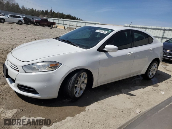 2013 Dodge Dart SXT with VIN 1C3CDFBA9DD194945, listed as a Copart auction lot 53100635 with 117,498 mi miles and Non Repairable. Bid and sale history available at carsss.com. Image 1.