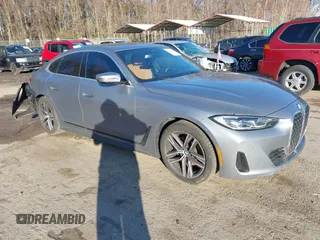 2024 BMW 4 Series 430i xDrive with VIN WBA73AV07RFR08229, listed as a IAAI auction lot 41848408 with 19,493 mi miles. Bid and sale history available at carsss.com. Image 1.